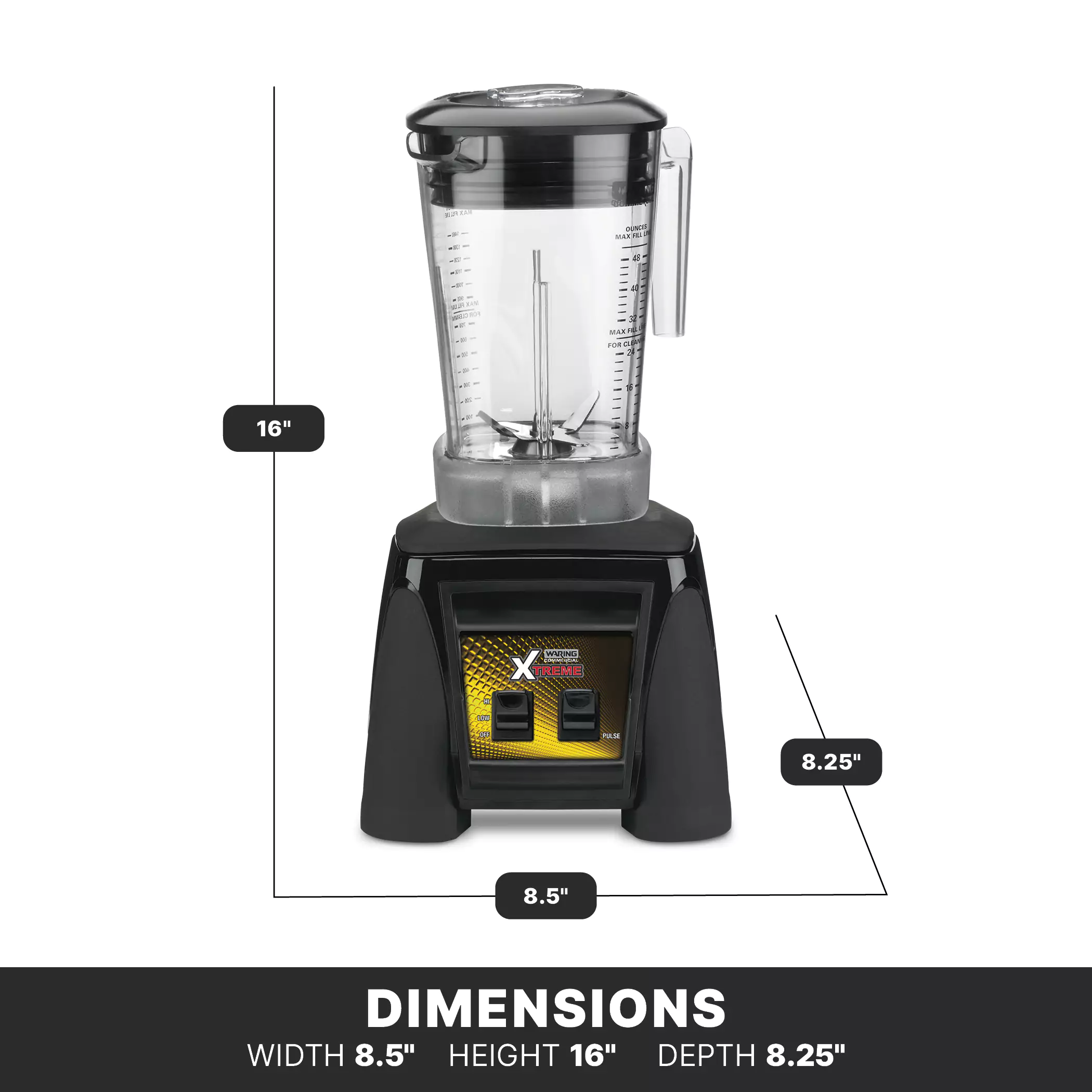 Hi-Power Blender | 48oz Copolyester | Waring Hi-Power Blender | 48oz Copolyester | Waring